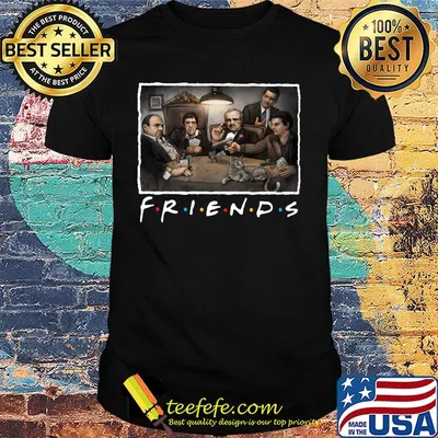 Friends goodfellas godfather scarface poster shirt