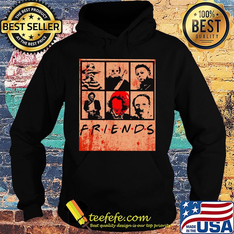 Friends halloween horror characters blood s Hoodie Friends halloween horror characters blood s Hoodie