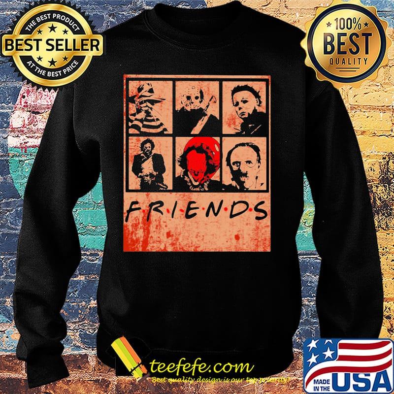 Friends halloween horror characters blood s Sweater Friends halloween horror characters blood s Sweater
