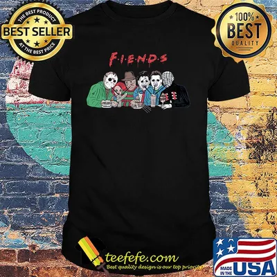 Friends horror character movies shirt