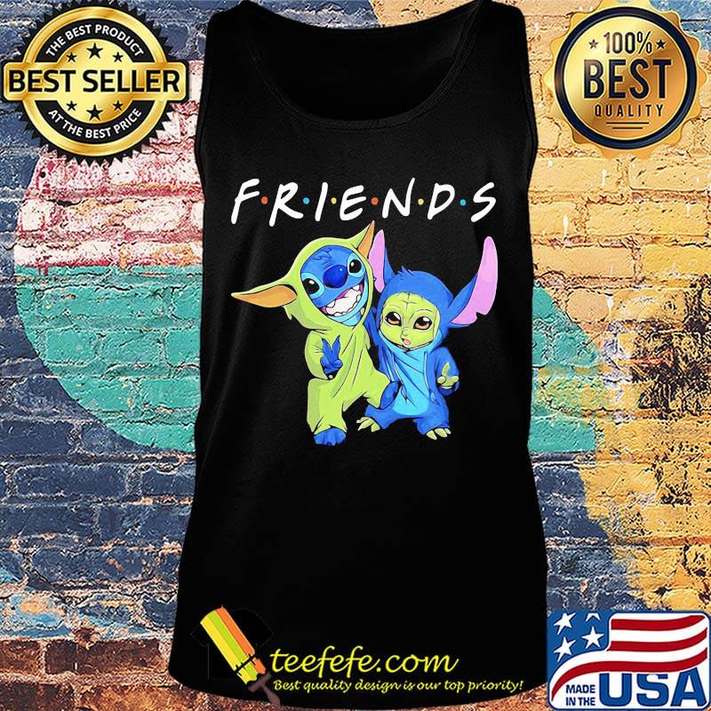 Friends stitch and baby yoda s Tank top Friends stitch and baby yoda s Tank top