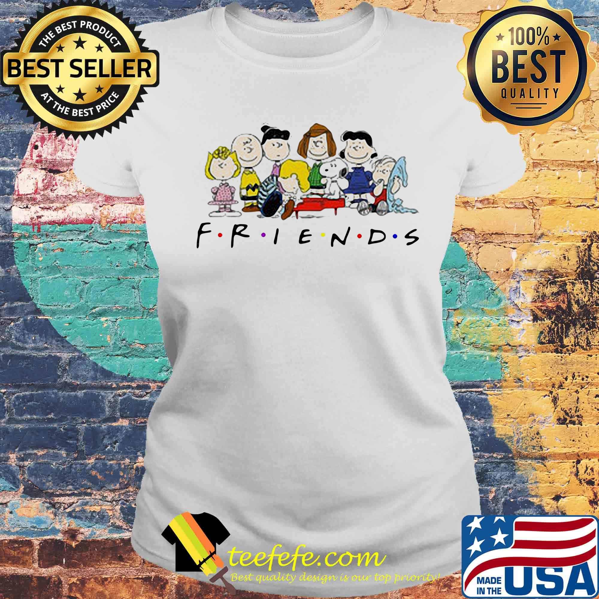 Friends the peanuts cartoon s Laides tee Friends the peanuts cartoon s Laides tee
