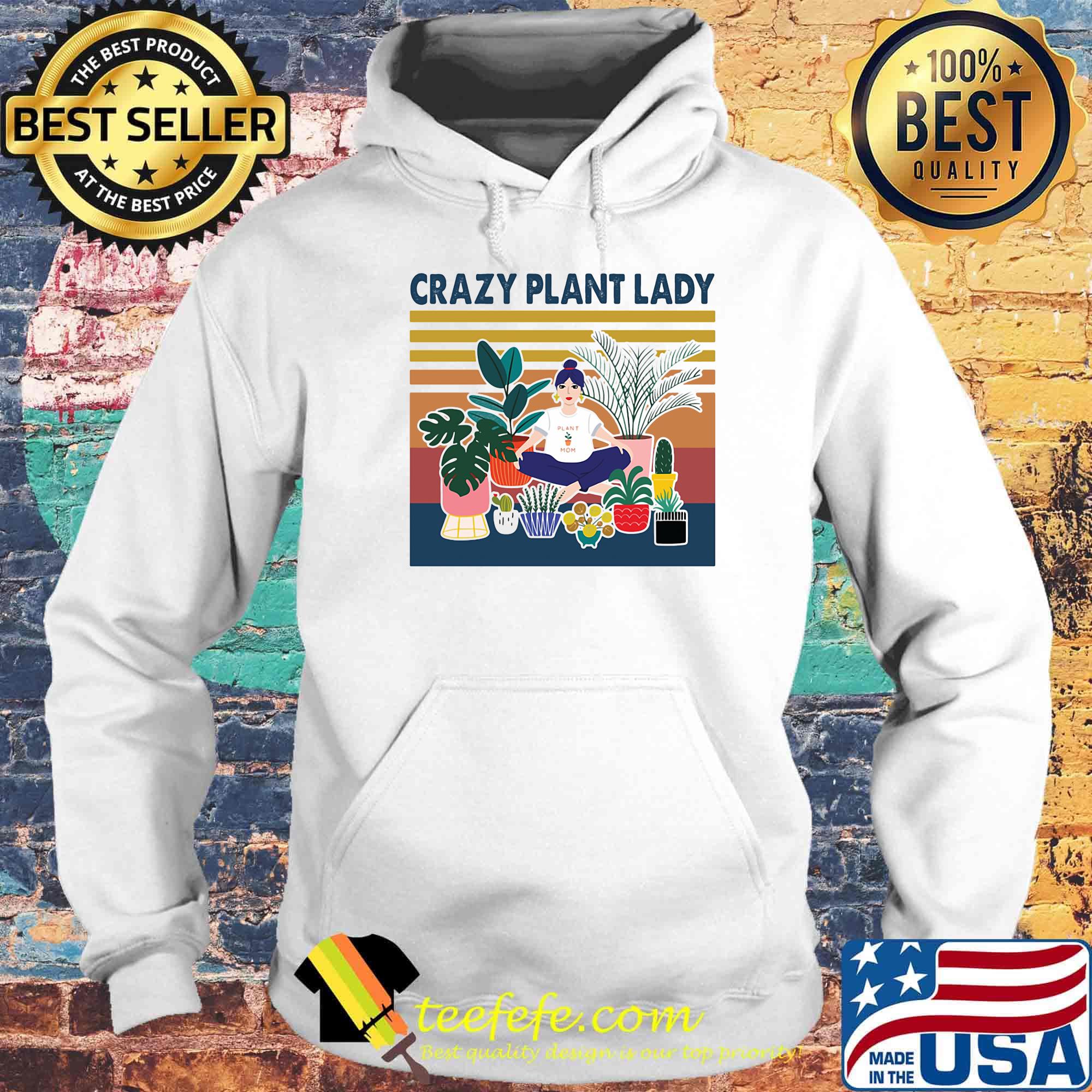 Garden crazy plant lady vintage retro s Hoodie Garden crazy plant lady vintage retro s Hoodie