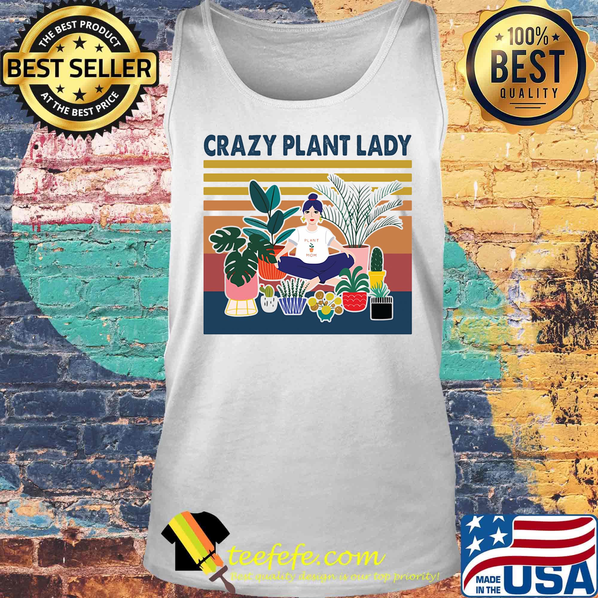 Garden crazy plant lady vintage retro s Tank top Garden crazy plant lady vintage retro s Tank top