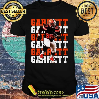 Garrett 95 cleveland browns team football shirt