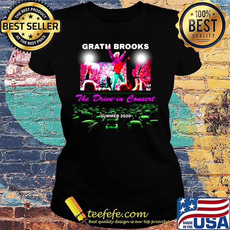 Garth brooks the drive-in concert summer 2020 light s Ladies tee Garth brooks the drive-in concert summer 2020 light s Ladies tee