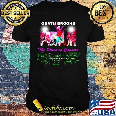 Garth brooks the drive-in concert summer 2020 light shirt