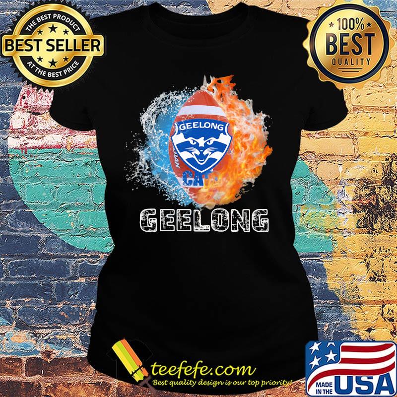 Geelong water and fire football logo s Ladies tee Geelong water and fire football logo s Ladies tee