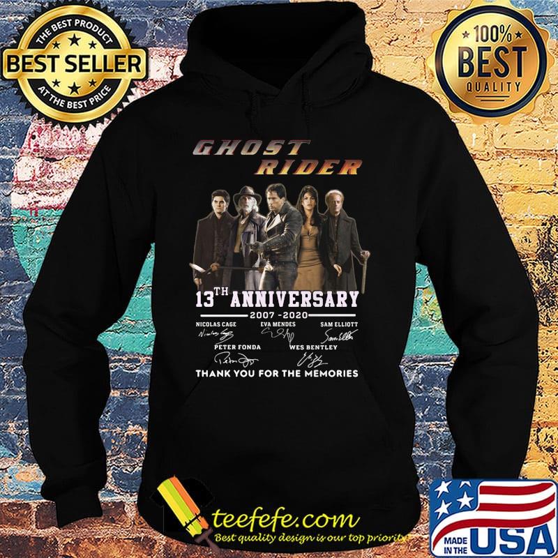 Ghost rider 13th anniversary 2007 2020 thank you for the memories signatures s Hoodie Ghost rider 13th anniversary 2007 2020 thank you for the memories signatures s Hoodie