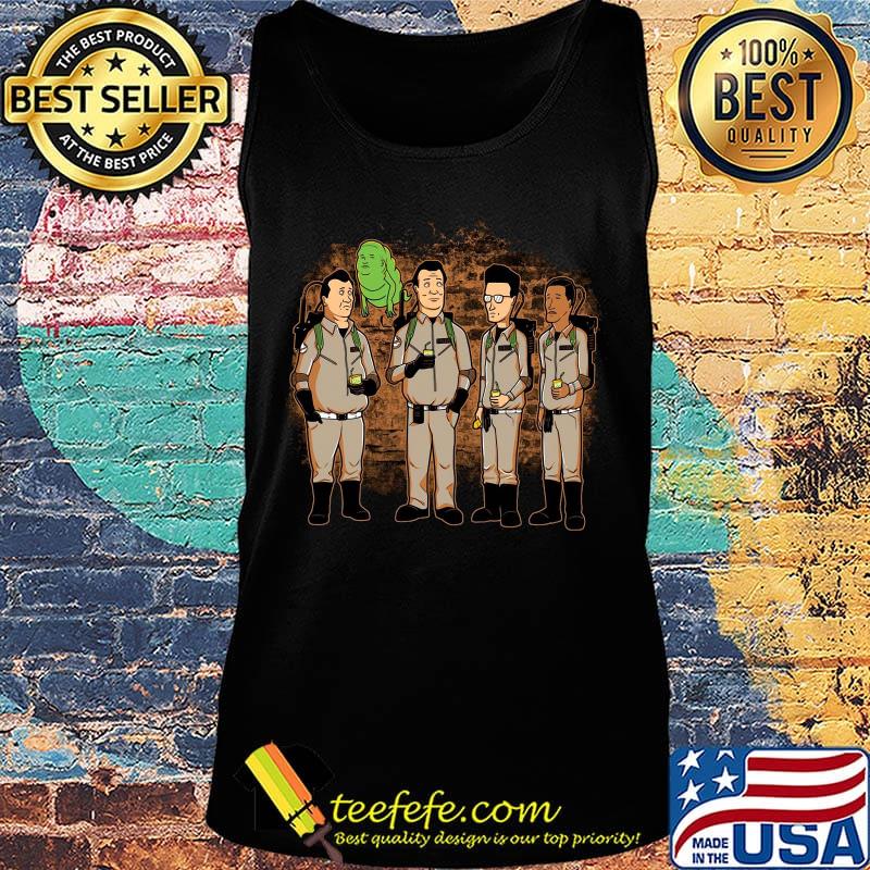 Ghostbusters and king of the hill mashup characters cartoon s Tank top Ghostbusters and king of the hill mashup characters cartoon s Tank top