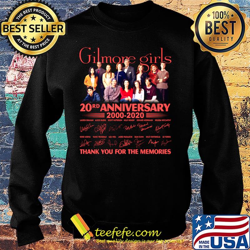 Gilmore girls 20rd anniversary 2000 2020 thank you for the memories signatures s Sweater Gilmore girls 20rd anniversary 2000 2020 thank you for the memories signatures s Sweater