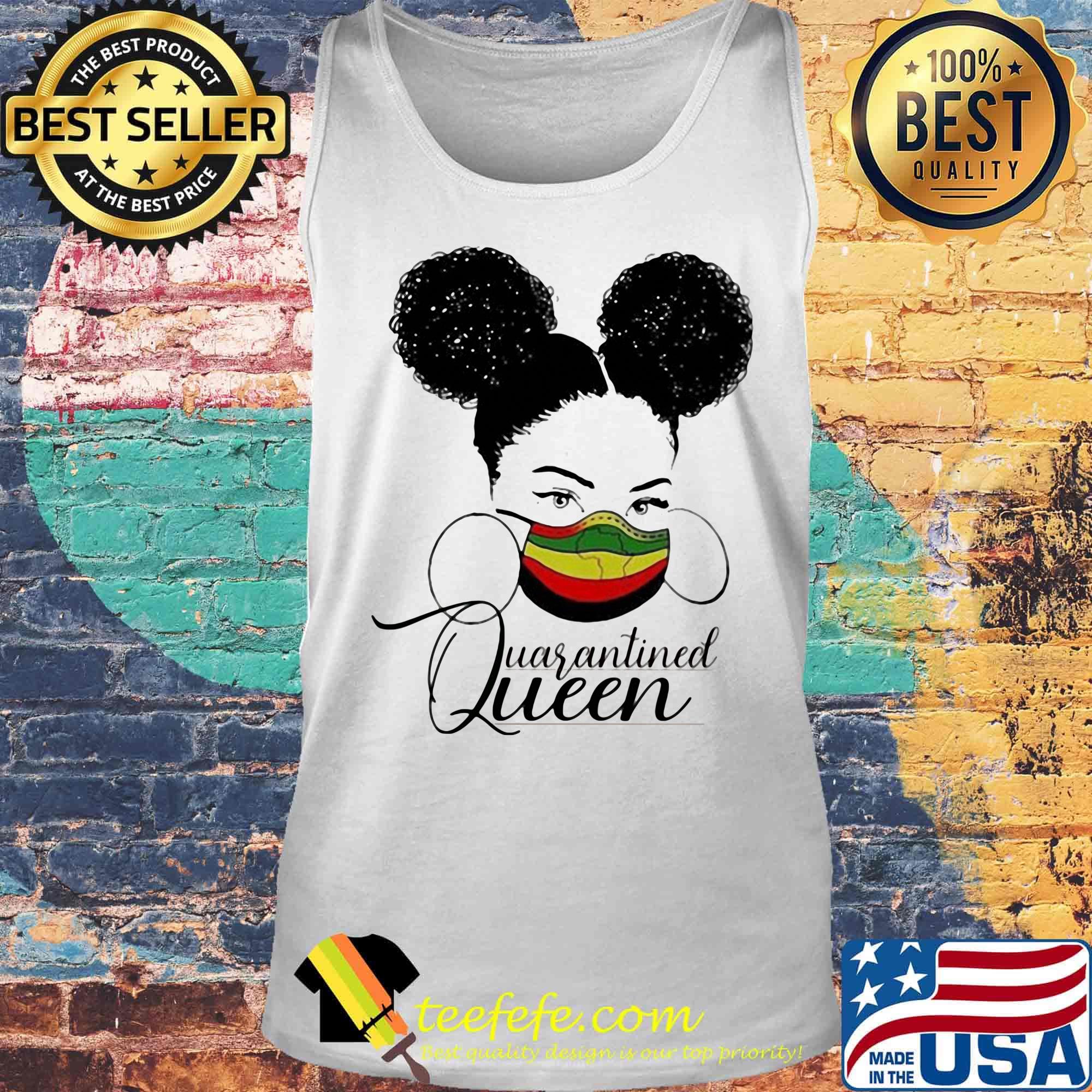 Girl mask quarantined queen s Tank top Girl mask quarantined queen s Tank top