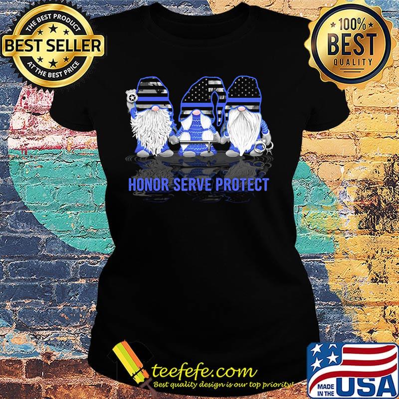 Gnomes honor serve protect american flag independence day s Ladies tee Gnomes honor serve protect american flag independence day s Ladies tee