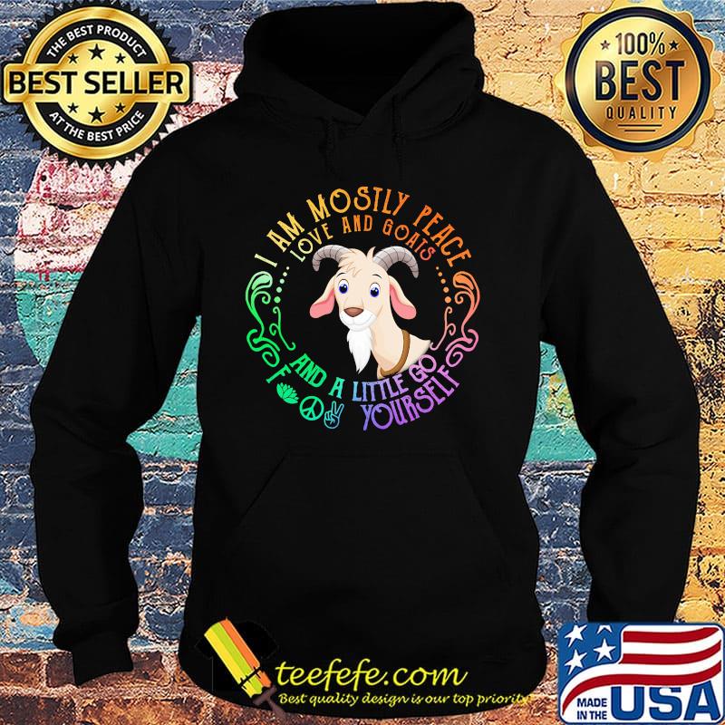 Goad yoga I am mostly peace love and guinea pigs and a little go fuck yourself s Hoodie Goad yoga I am mostly peace love and guinea pigs and a little go fuck yourself s Hoodie