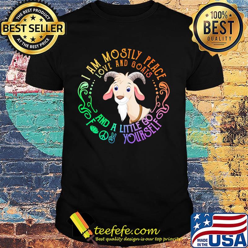 Goad yoga I am mostly peace love and guinea pigs and a little go fuck yourself shirt Goad yoga I am mostly peace love and guinea pigs and a little go fuck yourself shirt