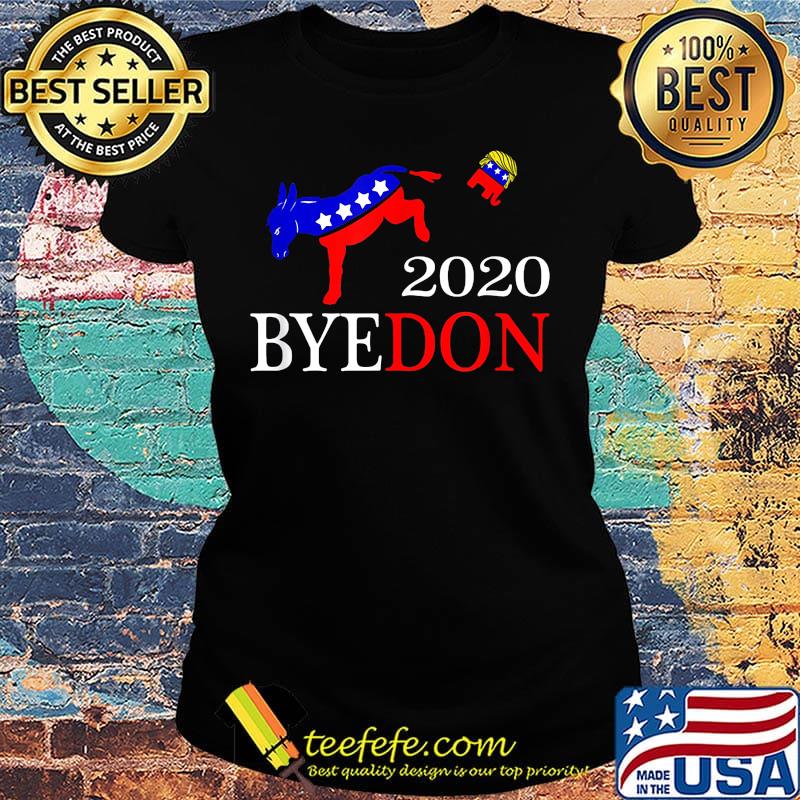 Goat kick trump 2020 byedon s Ladies tee Goat kick trump 2020 byedon s Ladies tee
