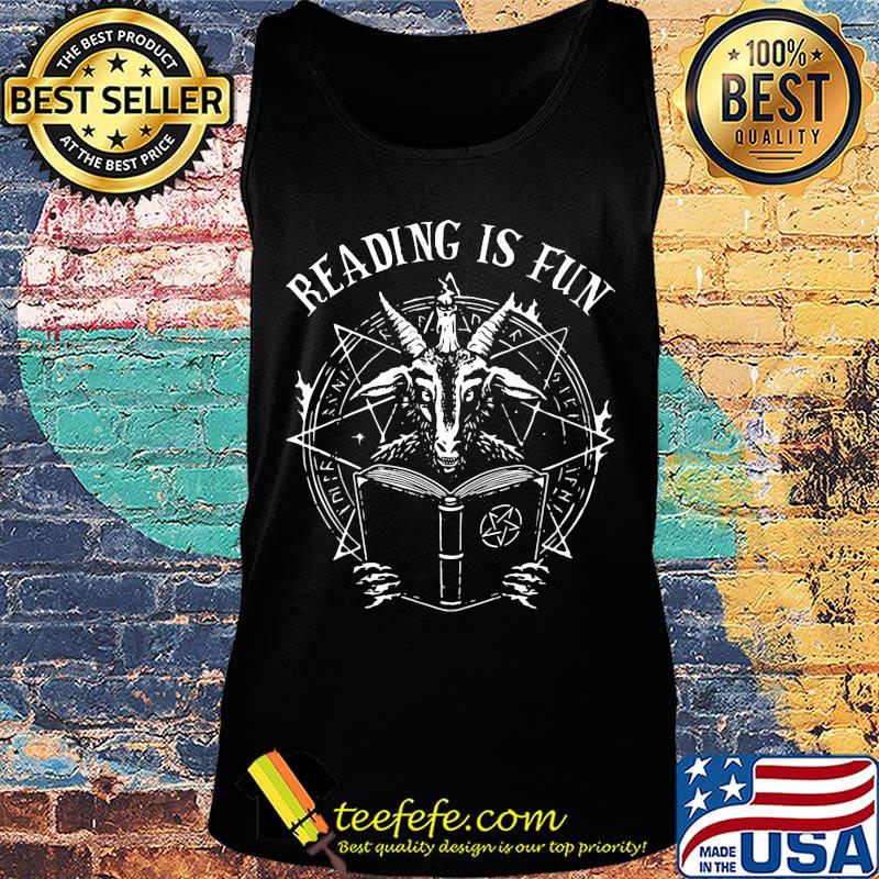 Goat reading is fun s Tank top Goat reading is fun s Tank top