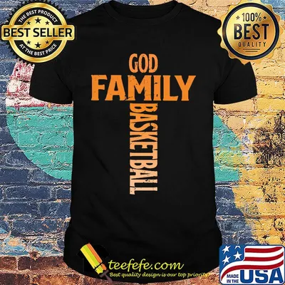 God family basketball cross shirt
