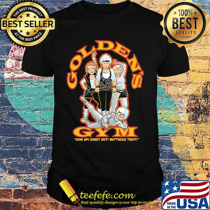 Golden girls gym chin up chest out buttocks tight shirt