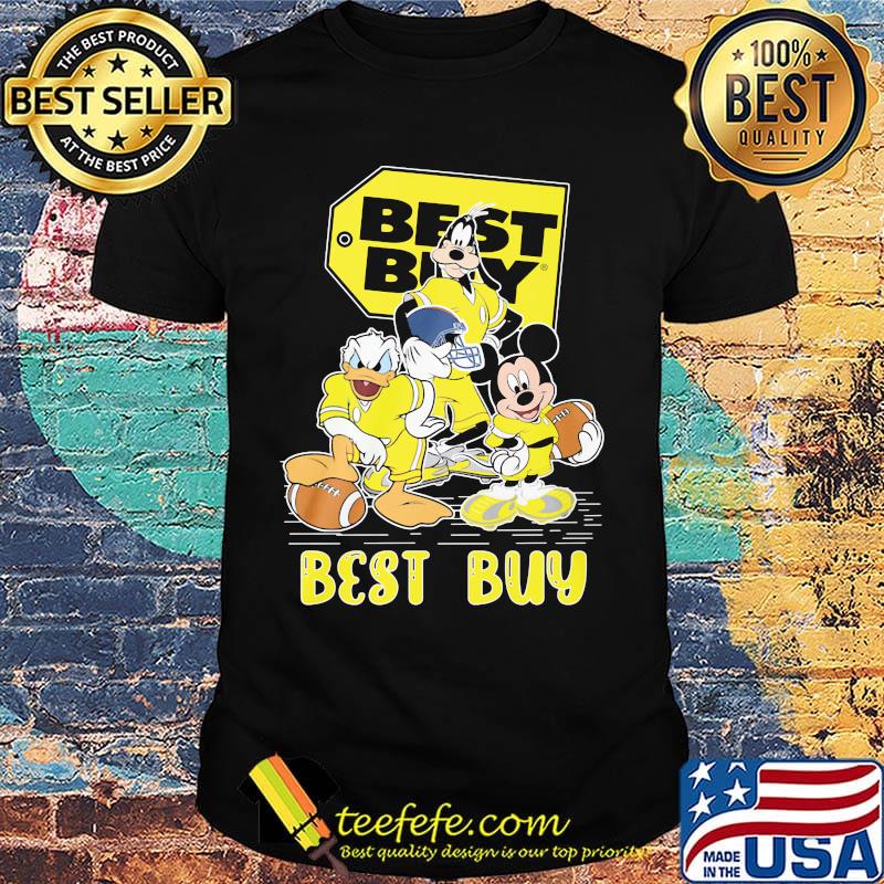 Goofy donald duck and mickey mouse football player best guy shirt