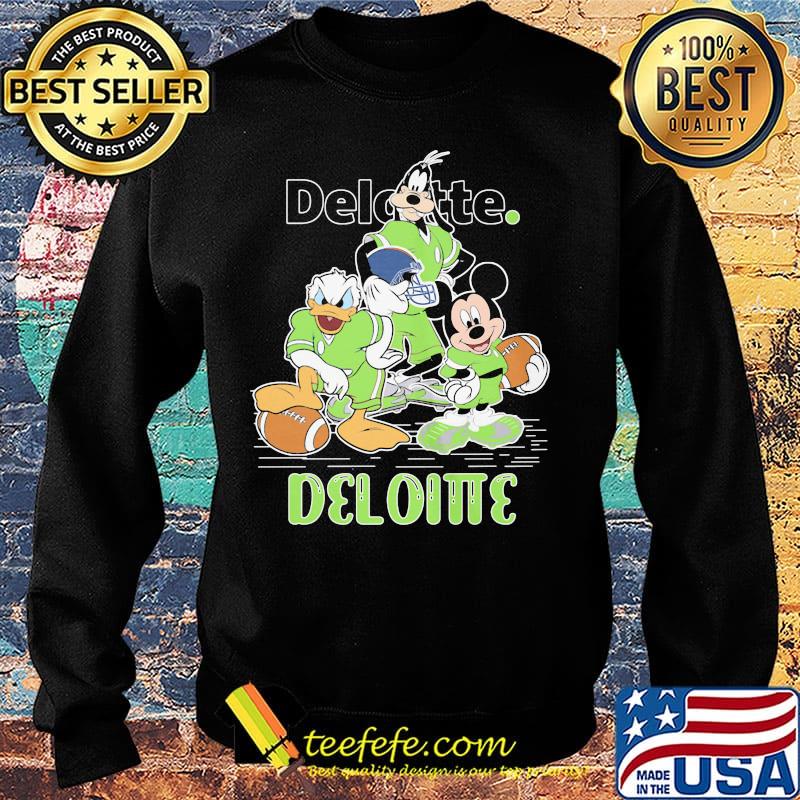 Goofy donald duck and mickey mouse football player deloitte s Sweater Goofy donald duck and mickey mouse football player deloitte s Sweater