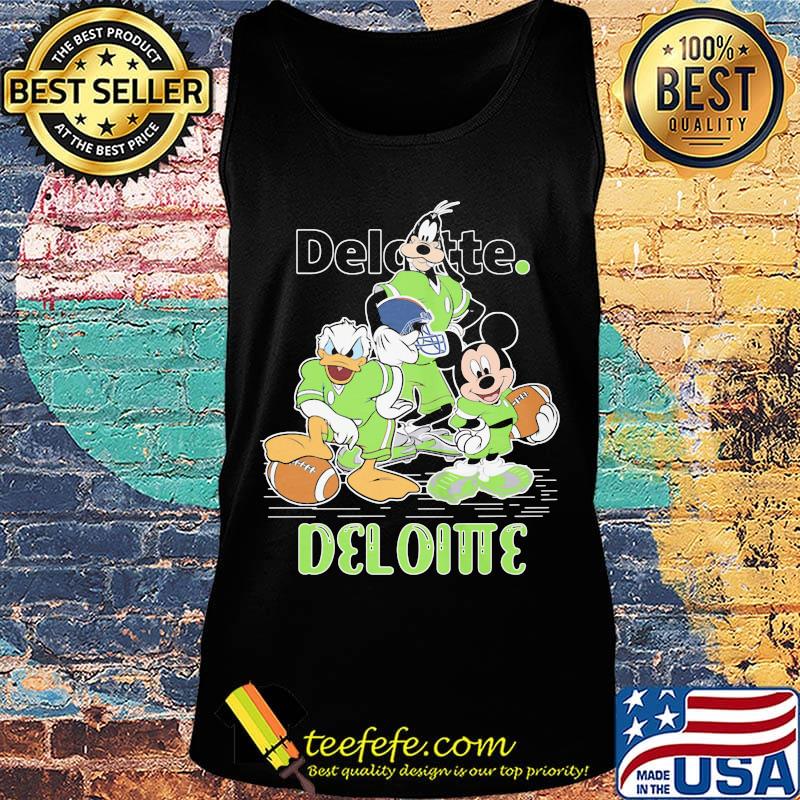 Goofy donald duck and mickey mouse football player deloitte s Tank top Goofy donald duck and mickey mouse football player deloitte s Tank top