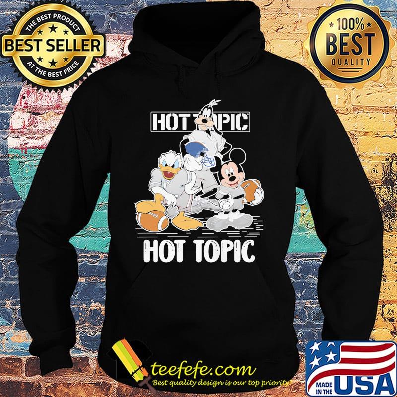 Goofy donald duck and mickey mouse football player hot topic s Hoodie Goofy donald duck and mickey mouse football player hot topic s Hoodie