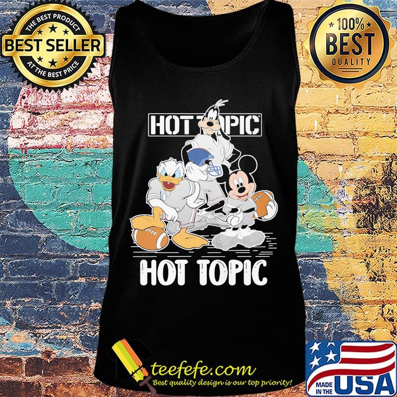 Goofy donald duck and mickey mouse football player hot topic s Tank top Goofy donald duck and mickey mouse football player hot topic s Tank top