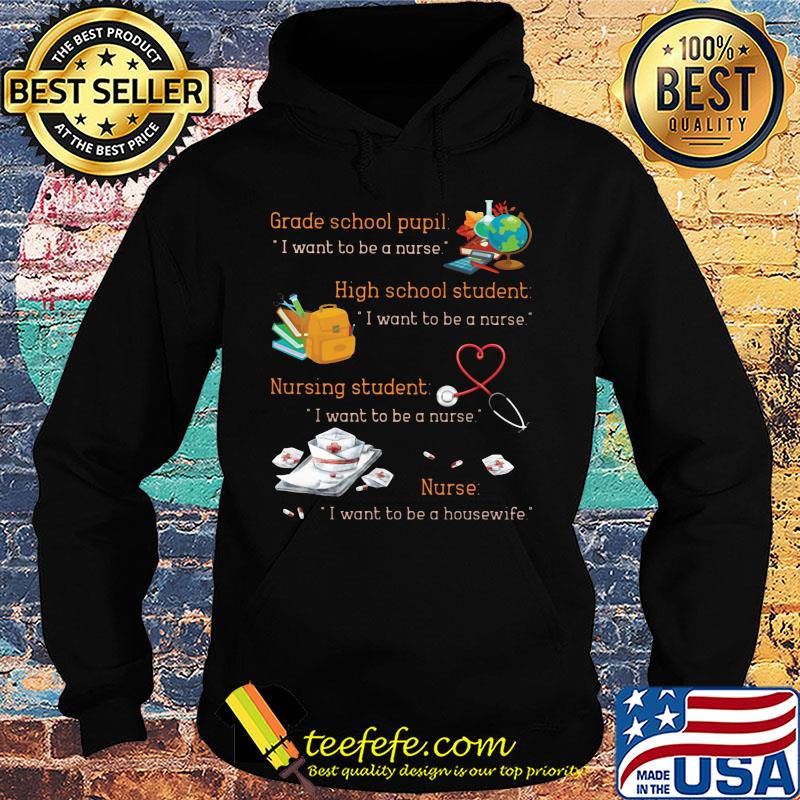 Grade school pupil i want to be a nurse high school student i want to be a nurse nursing student s Hoodie Grade school pupil i want to be a nurse high school student i want to be a nurse nursing student s Hoodie