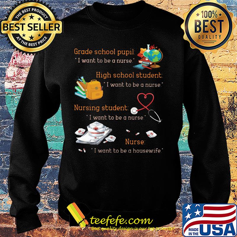 Grade school pupil i want to be a nurse high school student i want to be a nurse nursing student s Sweater Grade school pupil i want to be a nurse high school student i want to be a nurse nursing student s Sweater