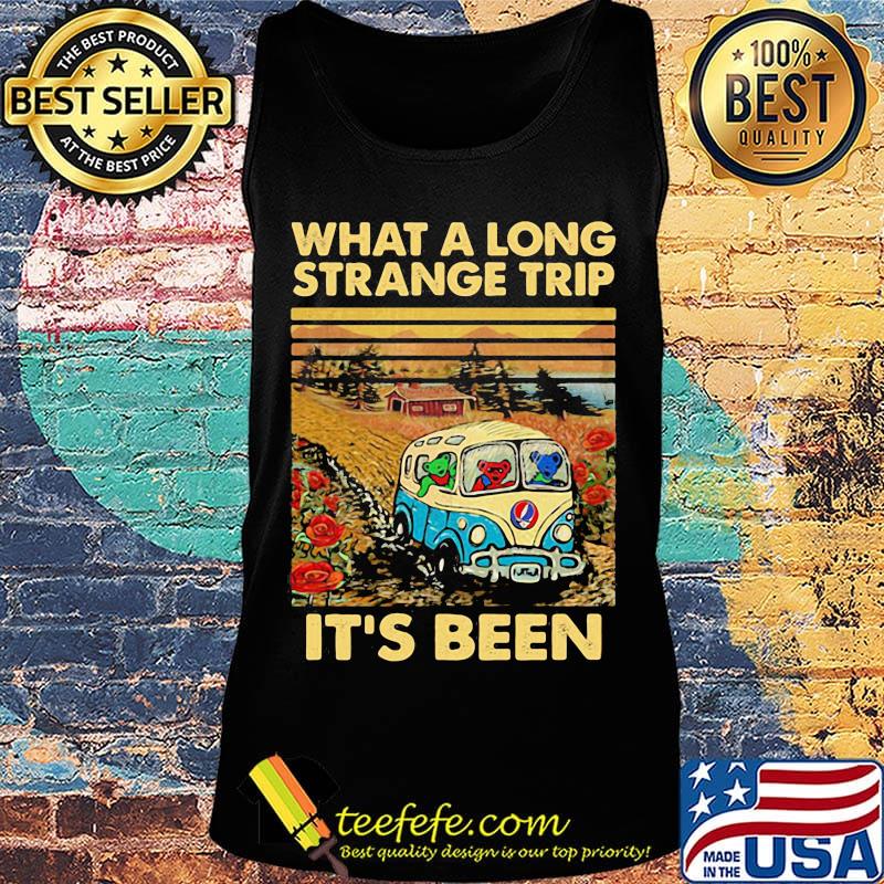 Grateful dead bear what a long strange trip it's been vintage retro s Tank top Grateful dead bear what a long strange trip it's been vintage retro s Tank top