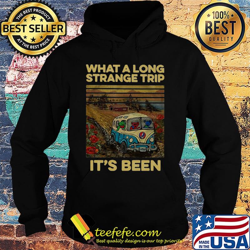Grateful dead bus bears what a long strange trip it's been vintage retro s Hoodie Grateful dead bus bears what a long strange trip it's been vintage retro s Hoodie
