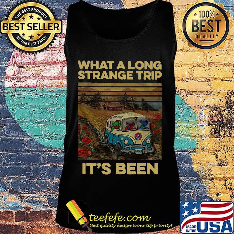 Grateful dead bus bears what a long strange trip it's been vintage retro s Tank top Grateful dead bus bears what a long strange trip it's been vintage retro s Tank top