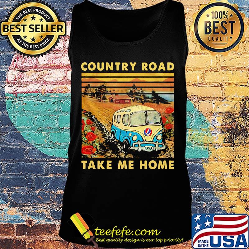 Grateful dead bus country road take me home vintage retro s Tank top Grateful dead bus country road take me home vintage retro s Tank top
