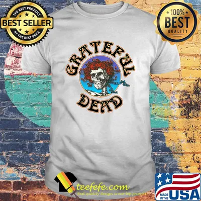 Grateful dead skull and roses shirt