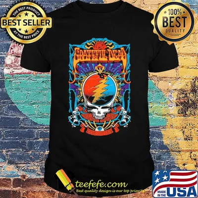 Grateful dead steal your face roses shirt