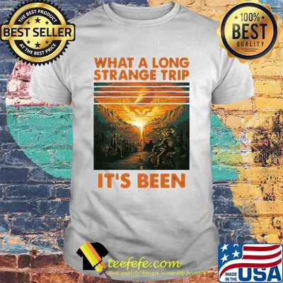 Grateful what a long strange trip it's been vintage retro shirt