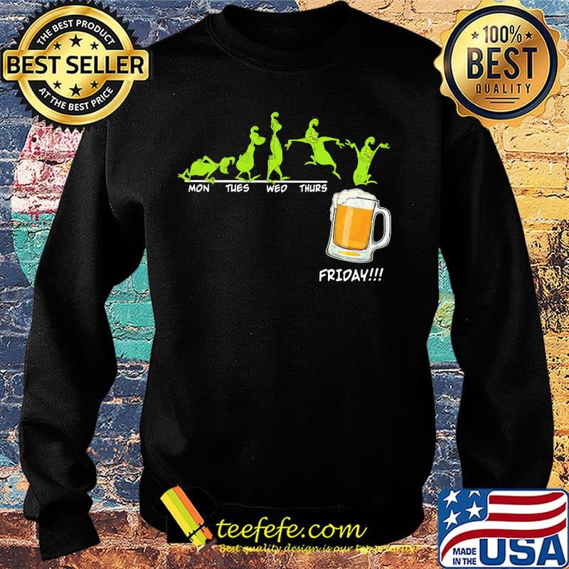 Grinch mon tues wed thurs friday beer s Sweater Grinch mon tues wed thurs friday beer s Sweater