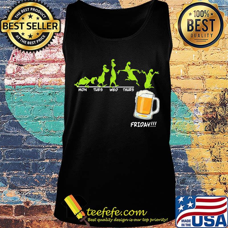 Grinch mon tues wed thurs friday beer s Tank top Grinch mon tues wed thurs friday beer s Tank top