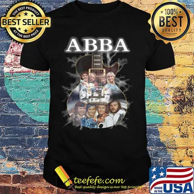 Guitar abba band members shirt
