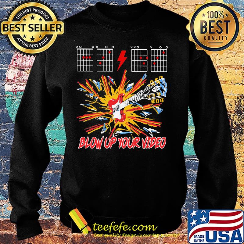Guitar blow up your video s Sweater Guitar blow up your video s Sweater