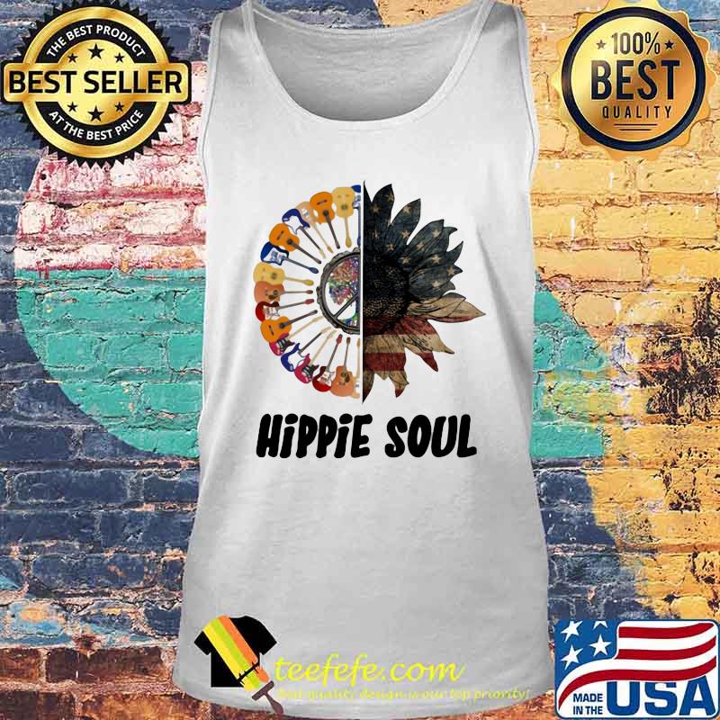 Guitar sunflower hippie soul american flag independence day s Tank top Guitar sunflower hippie soul american flag independence day s Tank top