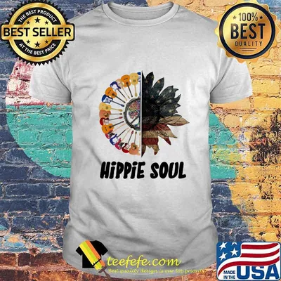 Guitar sunflower hippie soul american flag independence day shirt