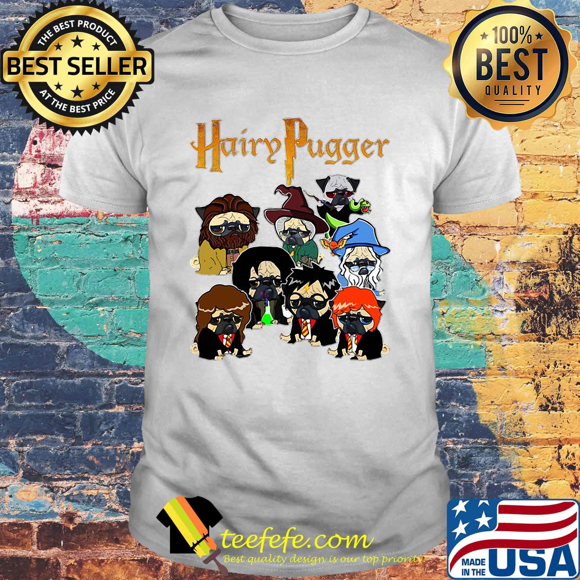 Hairy pugger harry potter shirt
