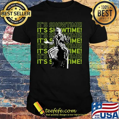 Halloween beetlejuice michael keaton its showtime shirt