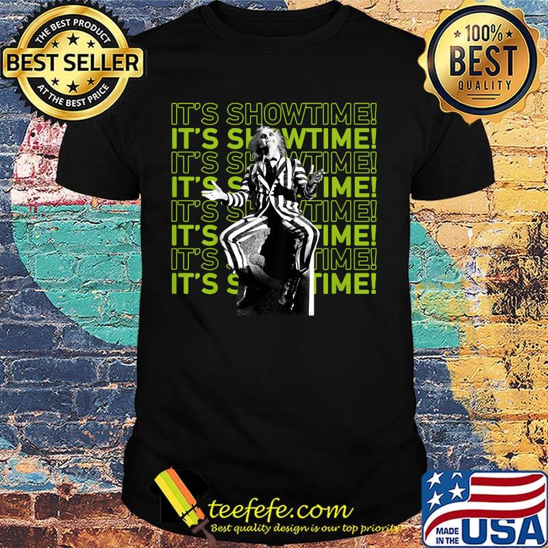 Halloween beetlejuice michael keaton its showtime shirt