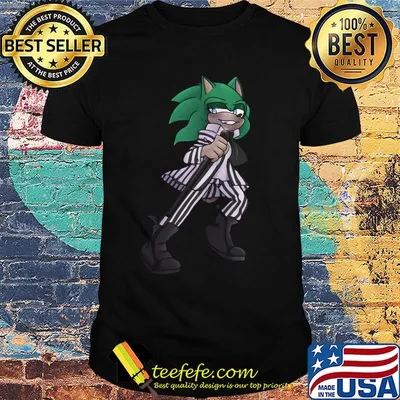 Halloween beetlejuice michael keaton sonic shirt