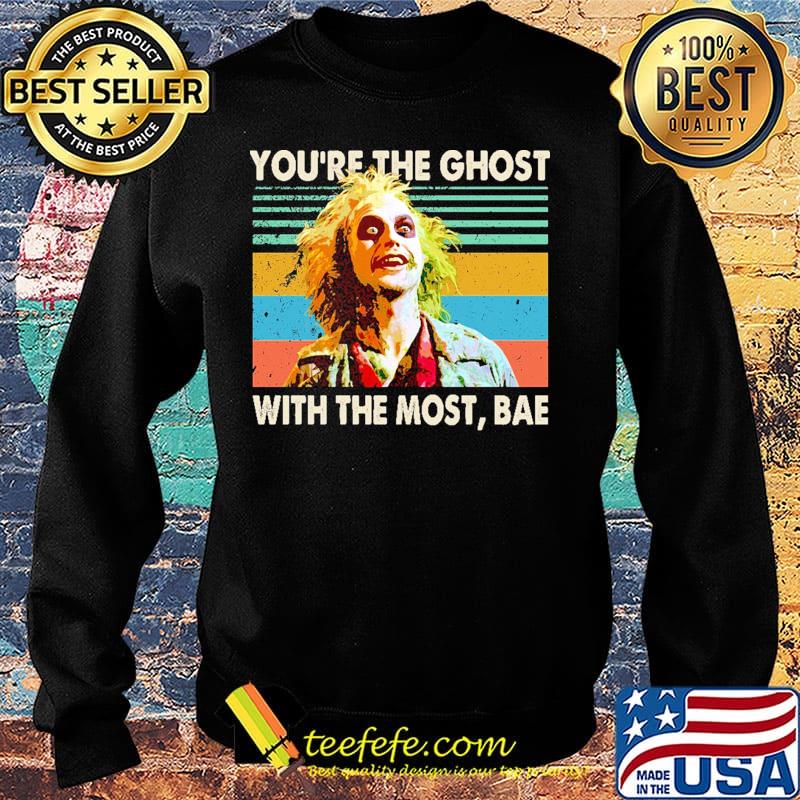 Halloween beetlejuice michael keaton you're the ghost with the most bae vintage retro s Sweater Halloween beetlejuice michael keaton you're the ghost with the most bae vintage retro s Sweater