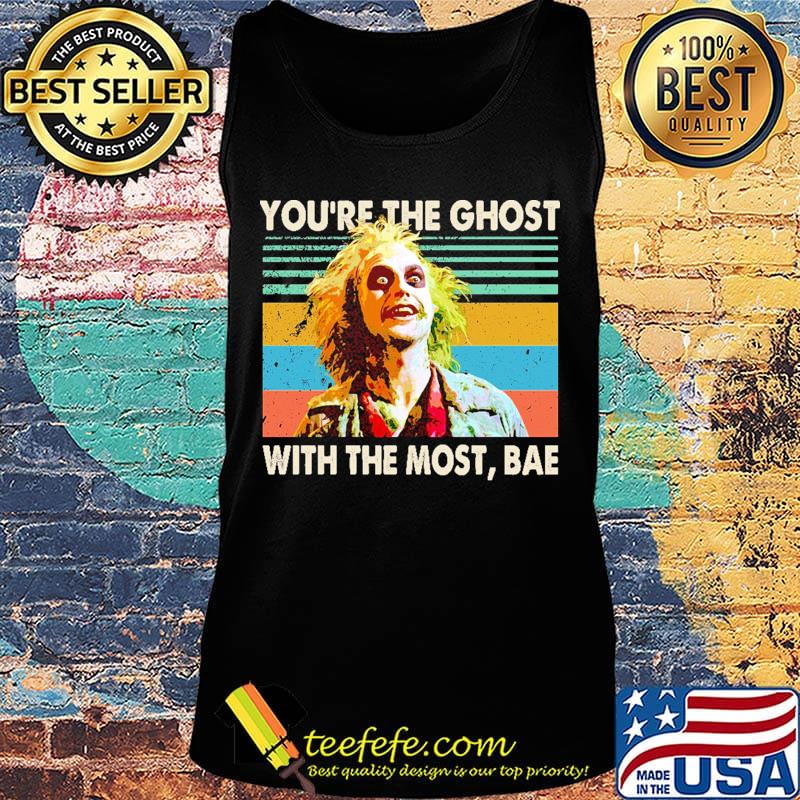 Halloween beetlejuice michael keaton you're the ghost with the most bae vintage retro s Tank top Halloween beetlejuice michael keaton you're the ghost with the most bae vintage retro s Tank top