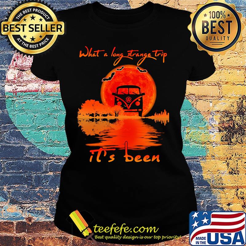 Halloween bus what a long strange trip it's been s Ladies tee Halloween bus what a long strange trip it's been s Ladies tee